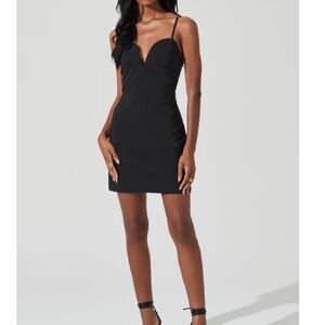 Astr Ruched Bust Mini Dress